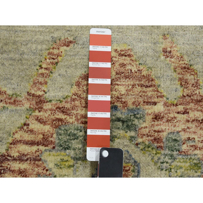 8'X9'9" Colorful Oushak Salt And Pepper Design Wool Hand Knotted Rug