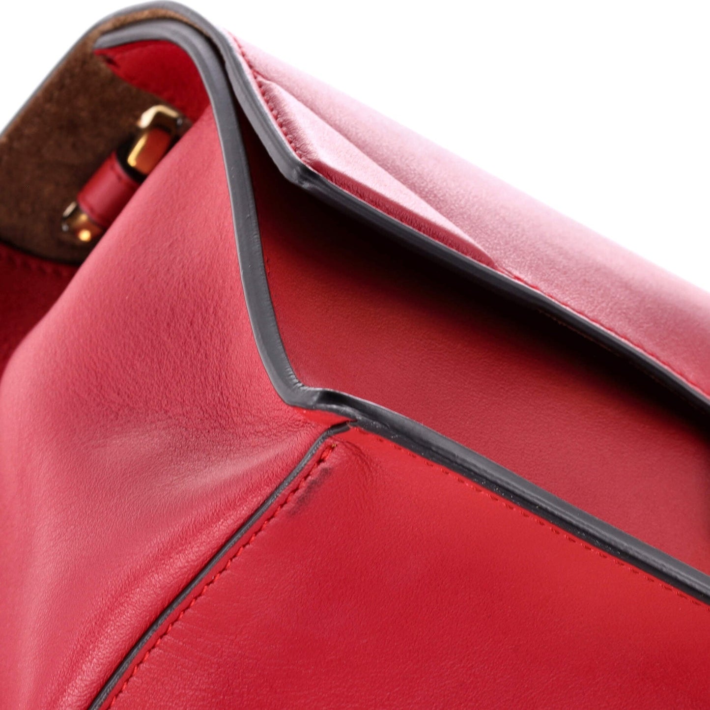 Fendi Kan U Shoulder Bag Leather Medium