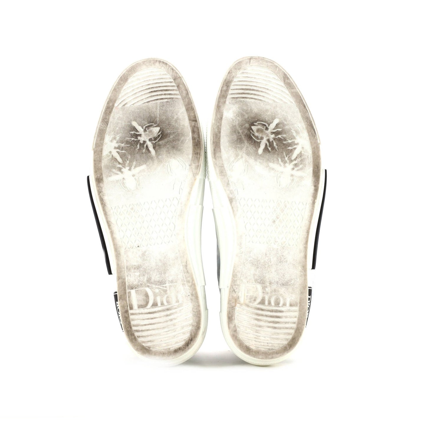 Christian Dior Men'S B23 High-Top Sneakers Oblique Coated Canvas And Pvc