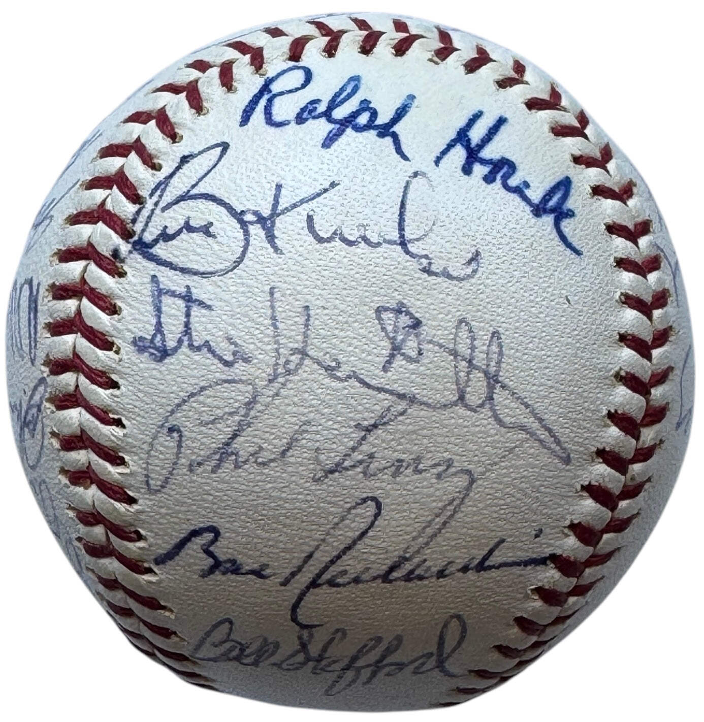1963 New York Yankees Team Signed American League Baseball (Jsa)