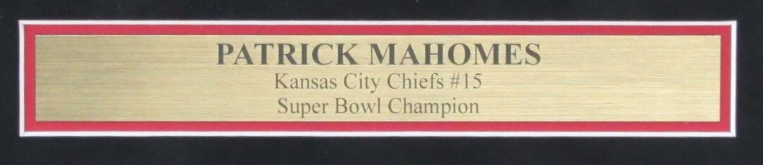 Patrick Mahomes Signed 8X10 Photo Collage Kc