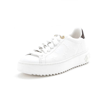 Louis Vuitton Women'S Time Out Sneakers Monogram Embossed Leather