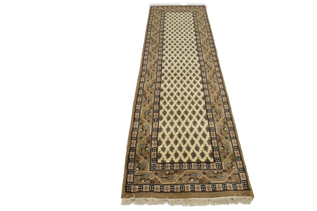 Floral Oriental Runner Rug Allover Design Wool