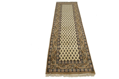 Floral Oriental Runner Rug Allover Design Wool