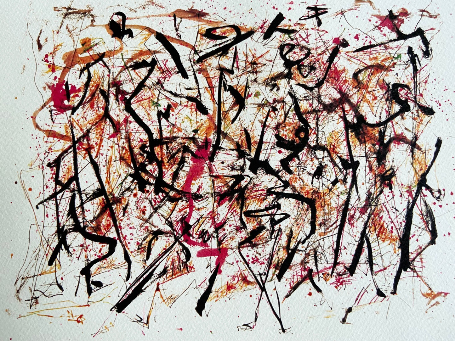 Jackson Pollock Lithograph Guggenheim Museum Coa Signed Op Numbered