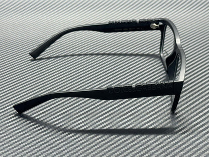 DOLCE & GABBANA DG5112 2525 Matte Black Unisex 55 mm Eyeglasses