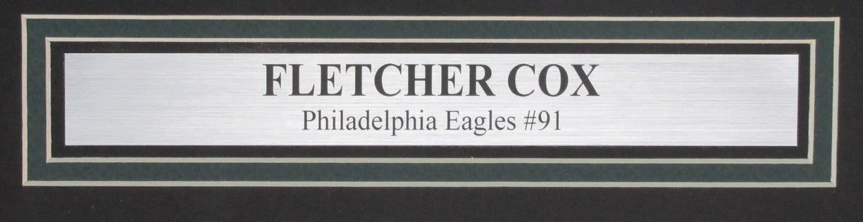 Fletcher Cox Signed/Auto 16X20 Photo Philadelphia Eagles Framed Jsa 192135