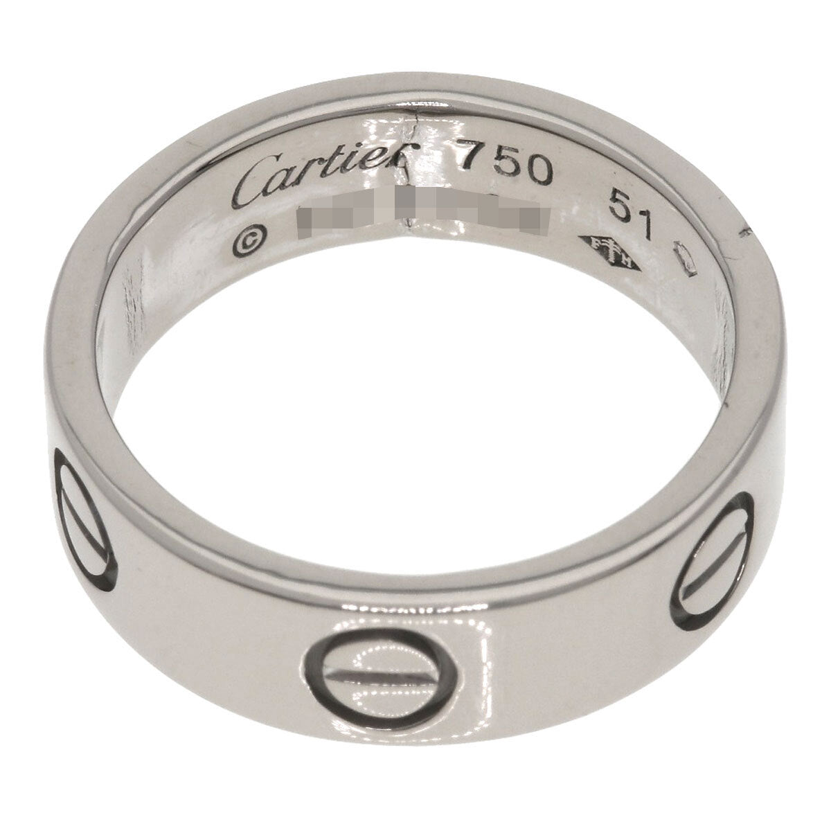 Cartier   Ring Love Ring #51 K18 White Gold