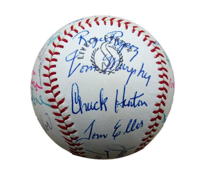 1968 California Angels Team Signed Baseball (23)