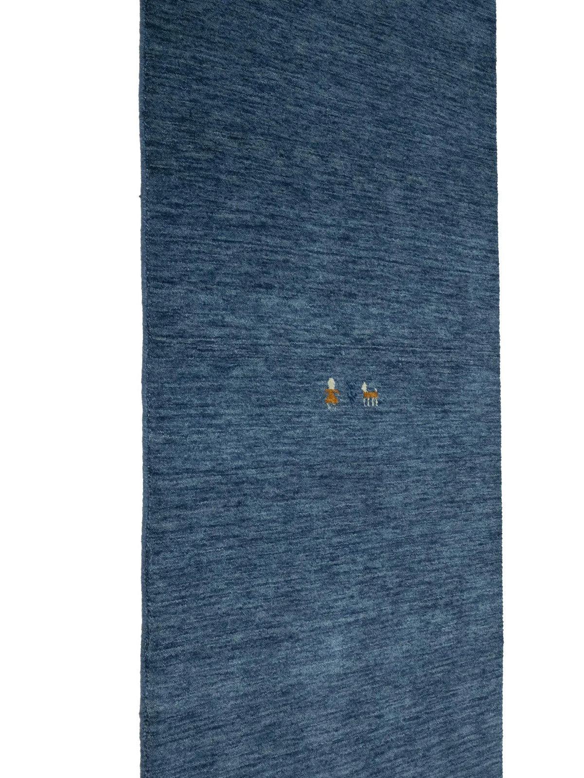 2'7X9'10 Modern Runner Rug 3X10 ft Steel Blue Tribal Design Hallway Carpet