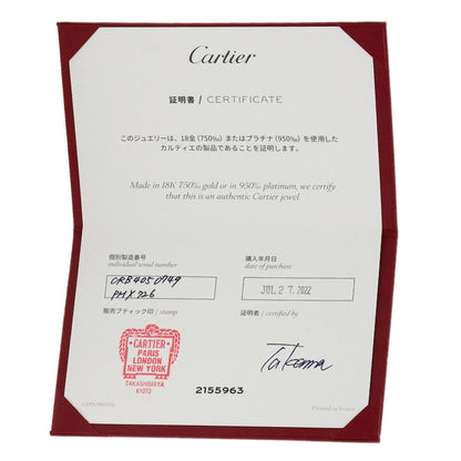 Cartier Mini Love Ring 1P Diamond #49 Ring K18