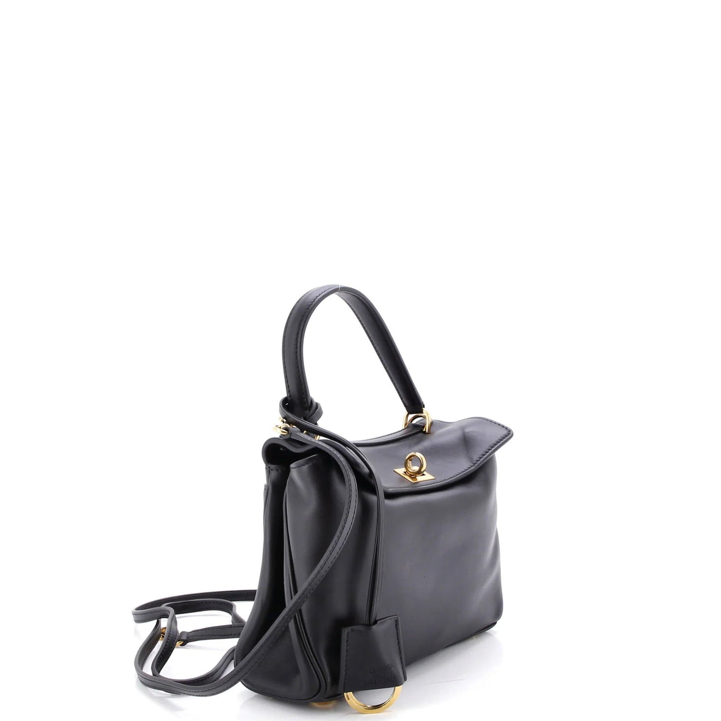 Balenciaga Rodeo Shoulder Bag Leather Mini