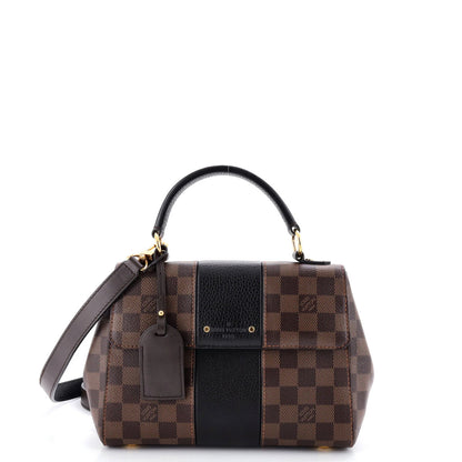 Louis Vuitton Bond Street Handbag Damier With Leather Bb