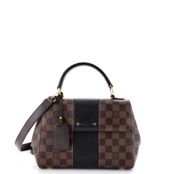 Louis Vuitton Bond Street Handbag Damier With Leather Bb