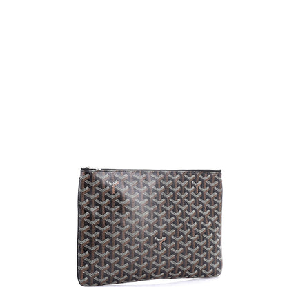Goyard Senat Zip Pouch Coated Canvas Mm