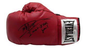 Dolph Lundgren Autographed/Inscr Left Boxing