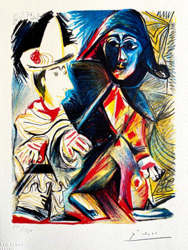 Pablo Picasso Lithograph Coa Signed Op Numbered By Hand Stamped 180