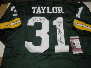 Jim Taylor Green Bay Packers,Hof 1976,1962 Mvp