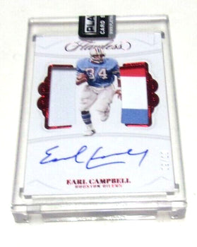 Earl Campbell 2019 Panini Flawless Game  Dual