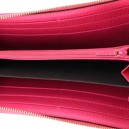 Gucci Gg Marmont Zip Around Wallet Leather