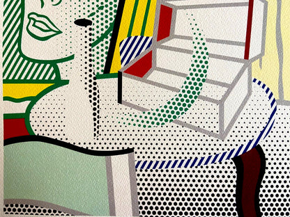 Roy; Lichtenstein Lithograph Coa Numbered A Hand Signed Limited