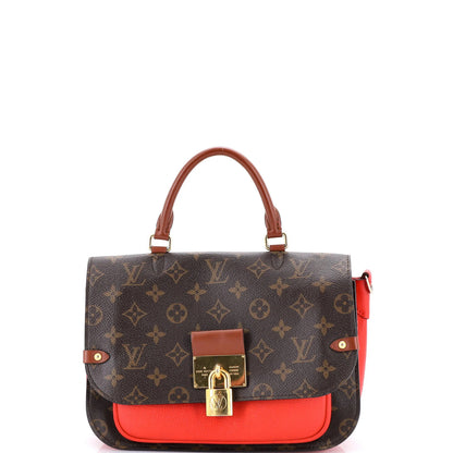Louis Vuitton Vaugirard Handbag Monogram Canvas With Leather