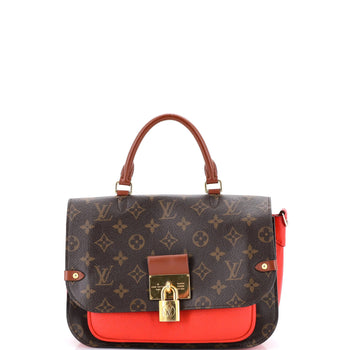Louis Vuitton Vaugirard Handbag Monogram Canvas With Leather