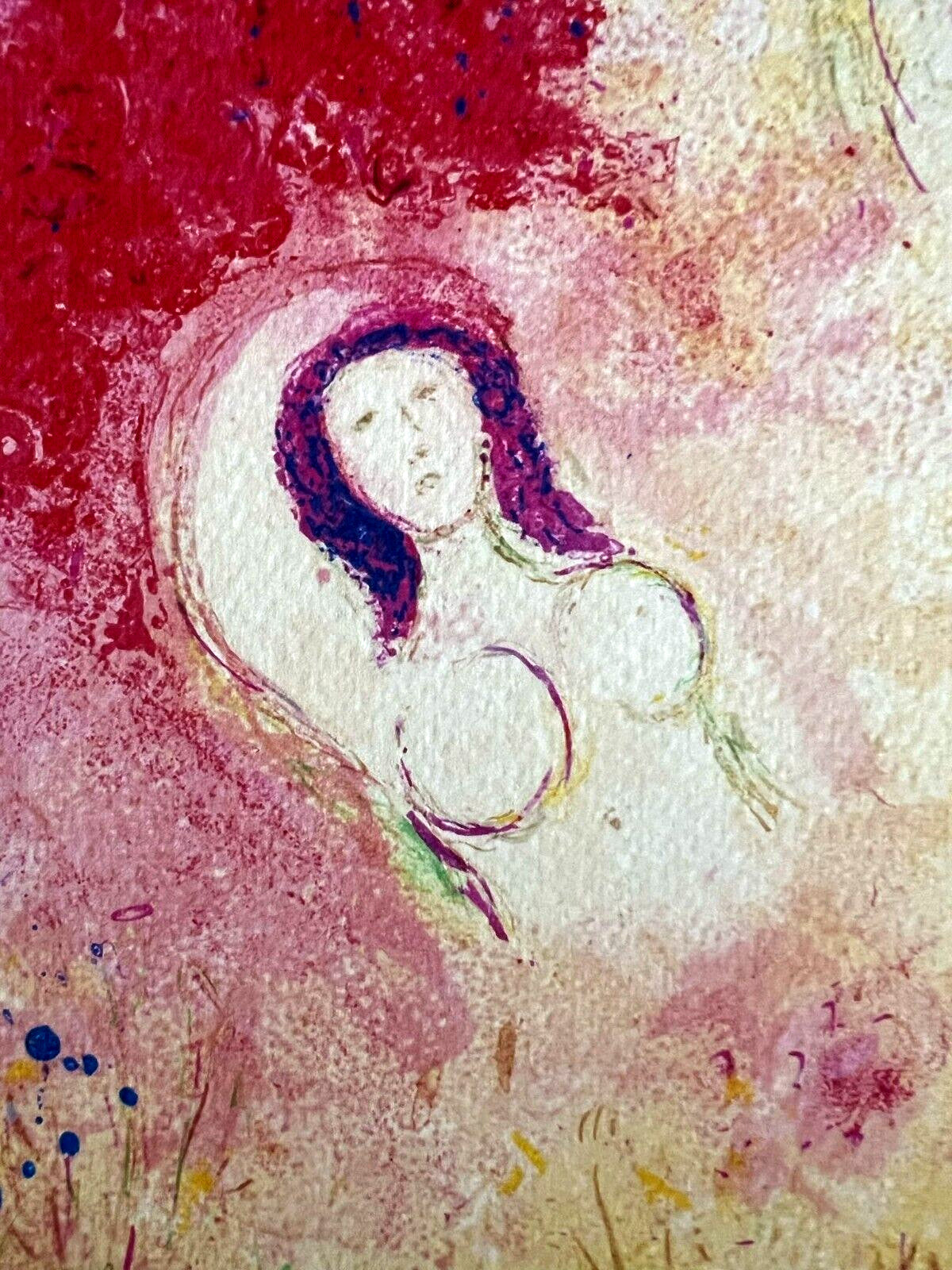Marc Chagall Lithograph 1978 (Coa Signed) Hand Numbered Crayon Rare