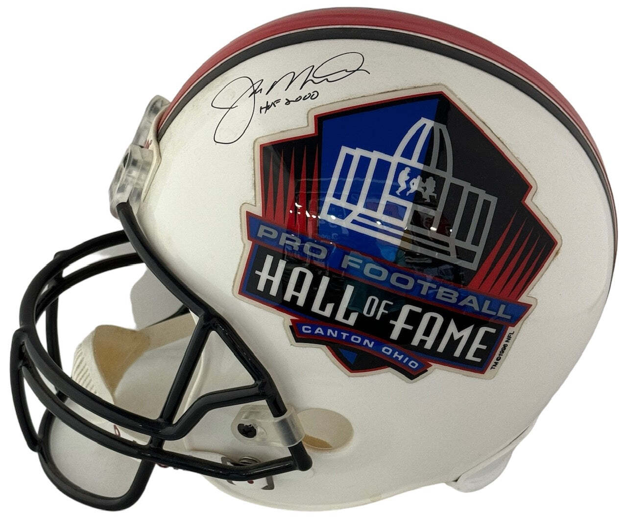 Joe Montana Autographed Hall Of Fame Authentic Helmet (Jsa)