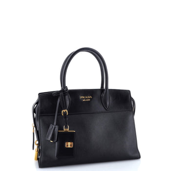 Prada Esplanade Tote Saffiano With City Calf Medium
