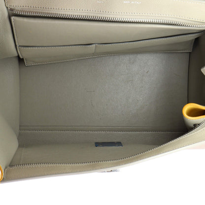 Celine Trapeze Bag Leather With Patent Small