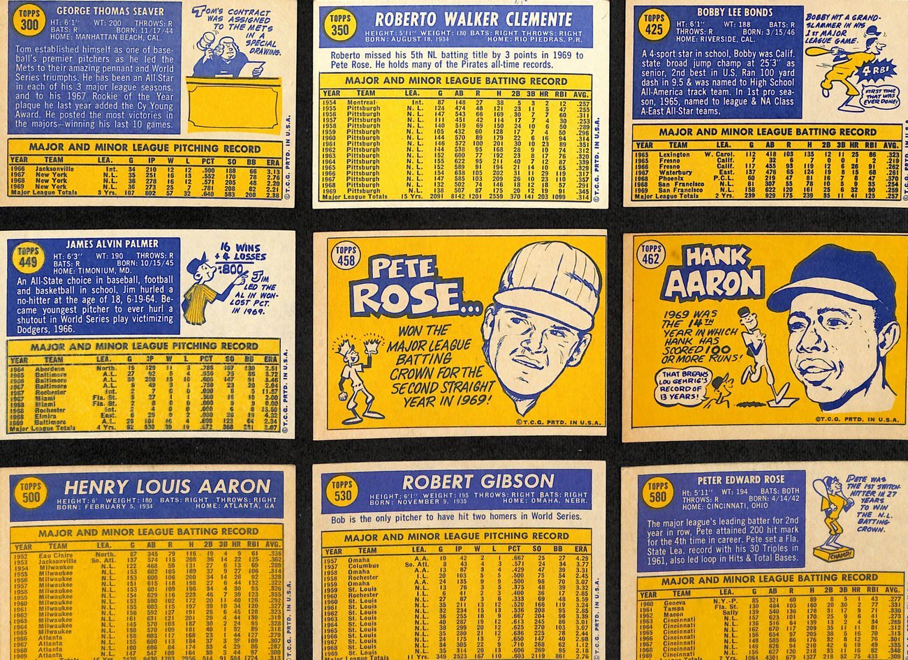 1970 Topps Baseball Card Complete Set (1-720)