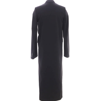 Balenciaga Men'S Single Breasted Long Coat Wool