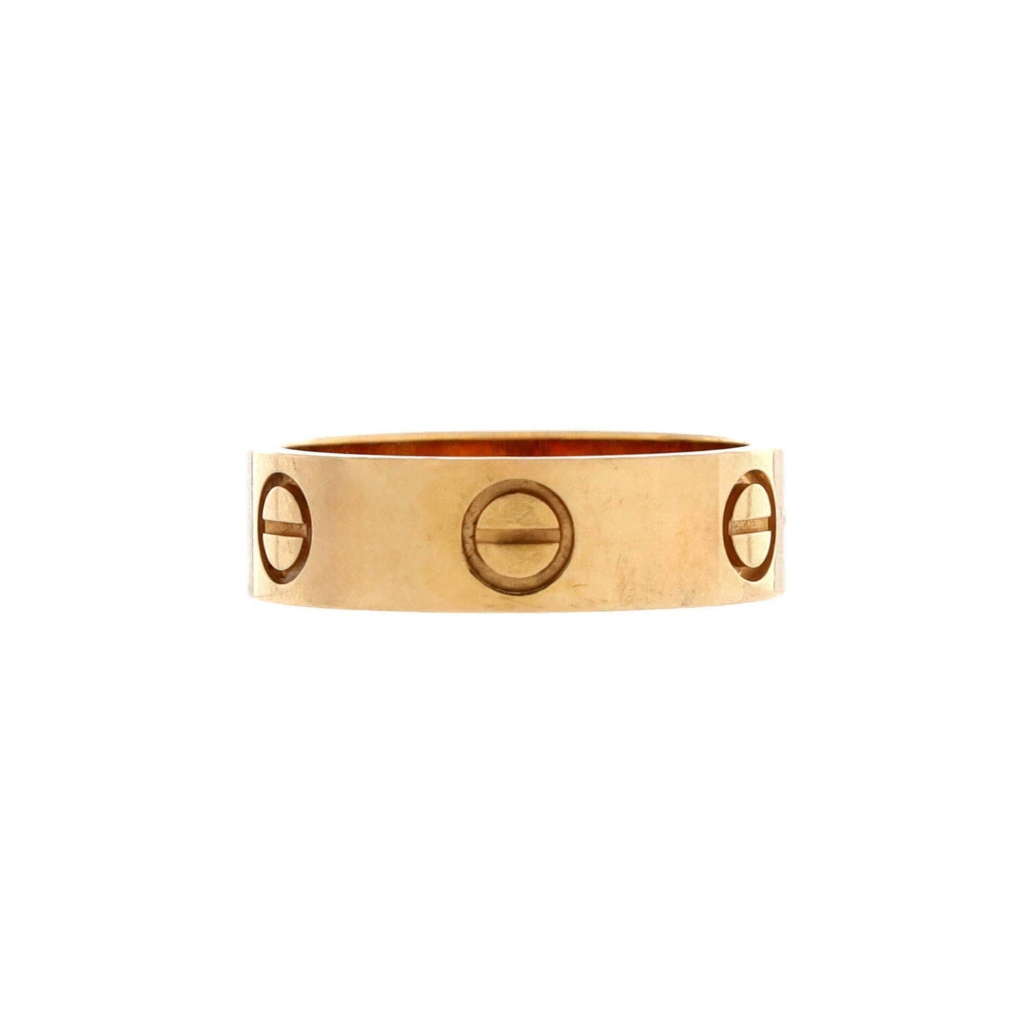 Cartier Love Band Ring 18K Yellow Gold