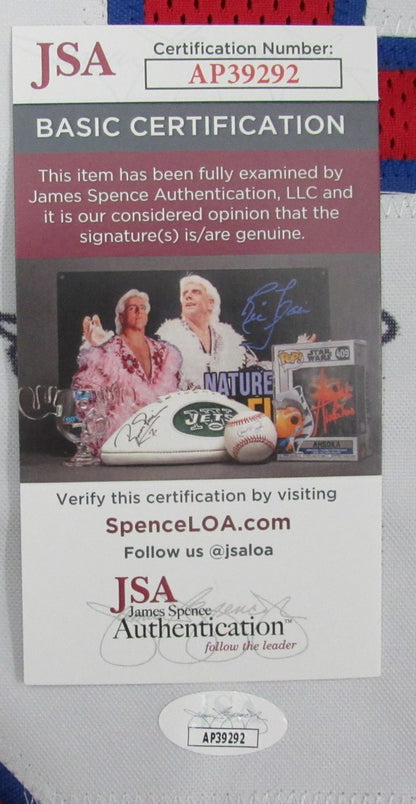 Julius Erving Hof Signed/Auto Red Custom