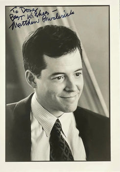 Matthew Broderick Autographed 5X7 Celebrity Photo (Jsa)