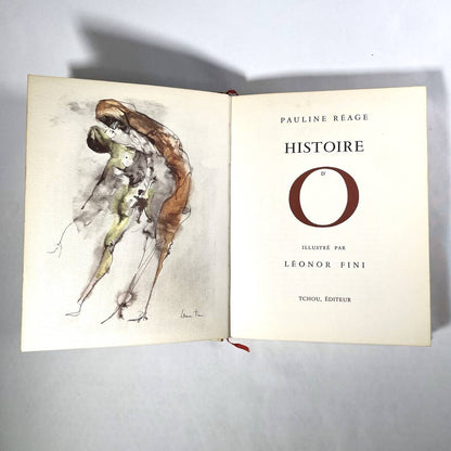 Histoire D'O By Pauline Rage, Illustrated By Leonor Fini, 1968 French Novel