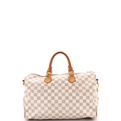 Louis Vuitton Speedy Bandouliere Bag Damier 35