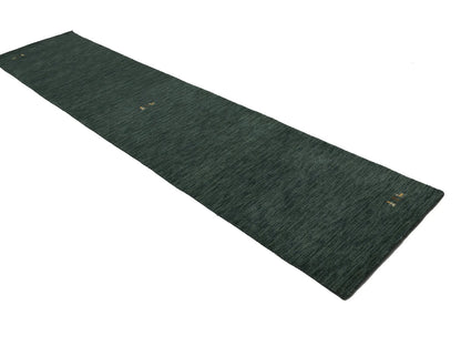Pictorial Dark Green Tribal 3X12 Gabbeh Modern Runner Rug Kitchen Hallway Carpet