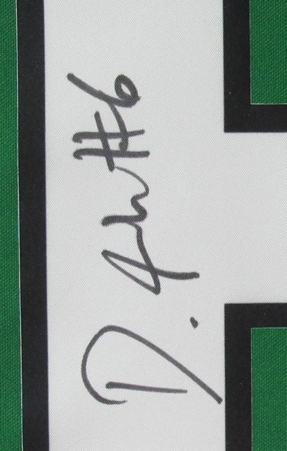 Devonta Smith Signed Green Football Jersey