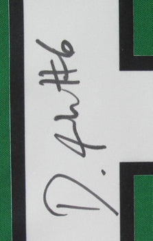Devonta Smith Signed Green Football Jersey