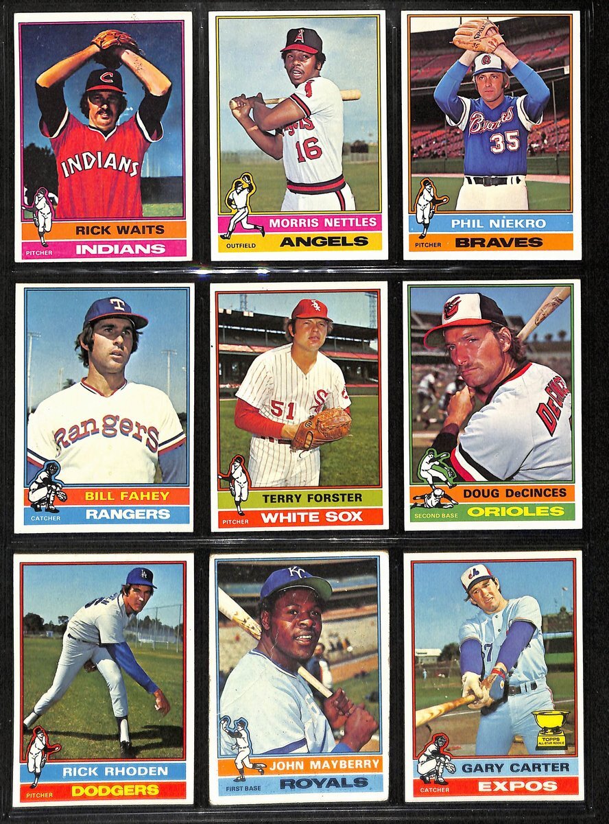 1976 Topps Baseball Complete Set (660) Brett Rc