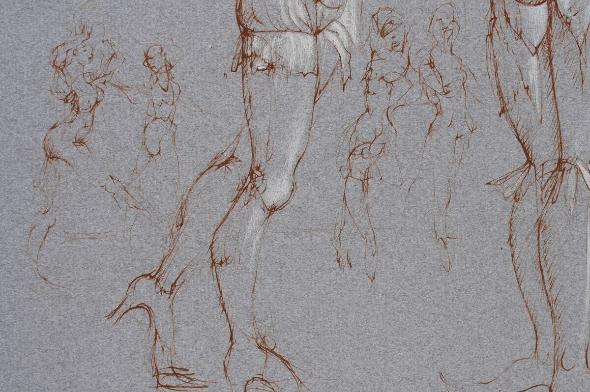 Leonor Fini Original Color Etching -Beckon Pencil