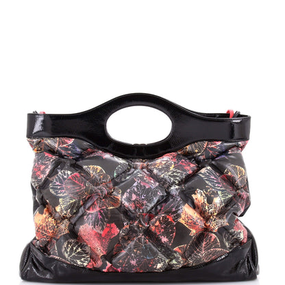 Chanel 31 Shopping Bag Quilted Printed Puffy Leather Xl