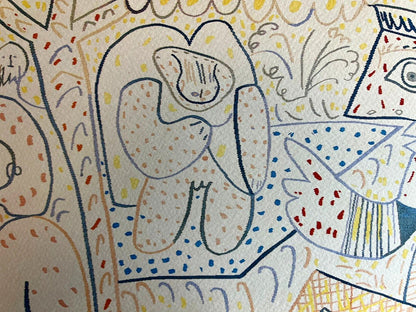 Pablo Picasso (Lithograph Signed Coa) Numbered In Pencil Limited