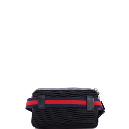 Gucci Soft Zip Belt Bag Gg Coated Canvas Small