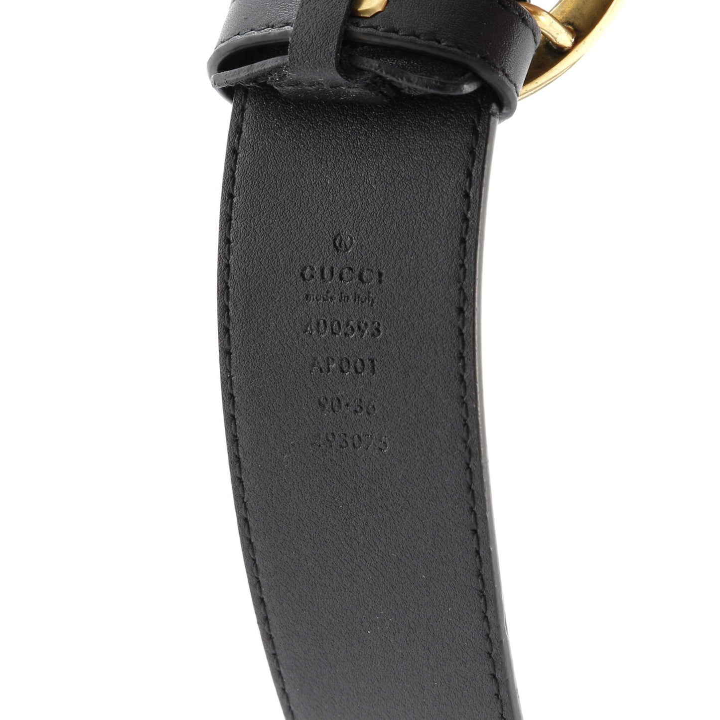 Gucci Gg Marmont Belt Leather Wide