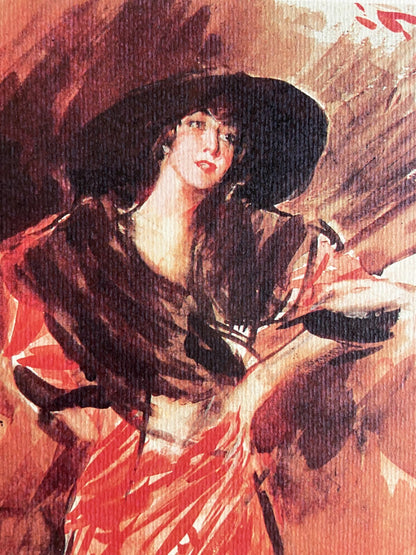 Giovanni Boldini Lithograph 1963 Coa Signed Limited