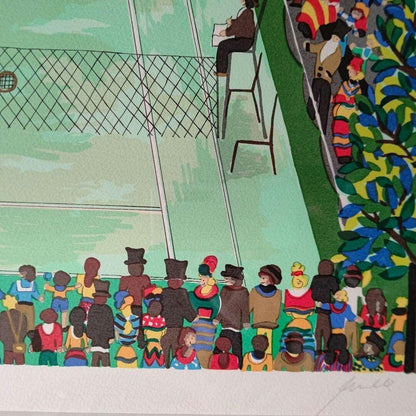 Ivelia Muller Tennis Silkscreen Print Limited