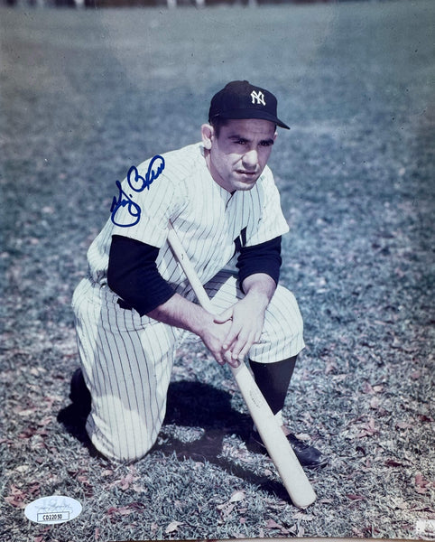 Yogi Berra Autographed 8X10 Baseball Photo (Jsa)